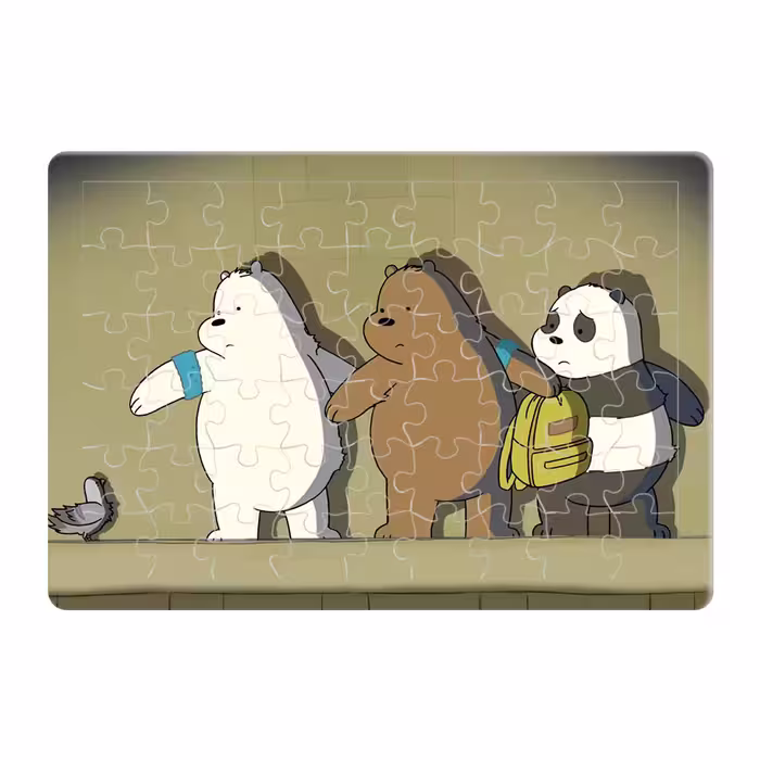 پازل 54 تکه طرح We Bare Bears مدل P0149