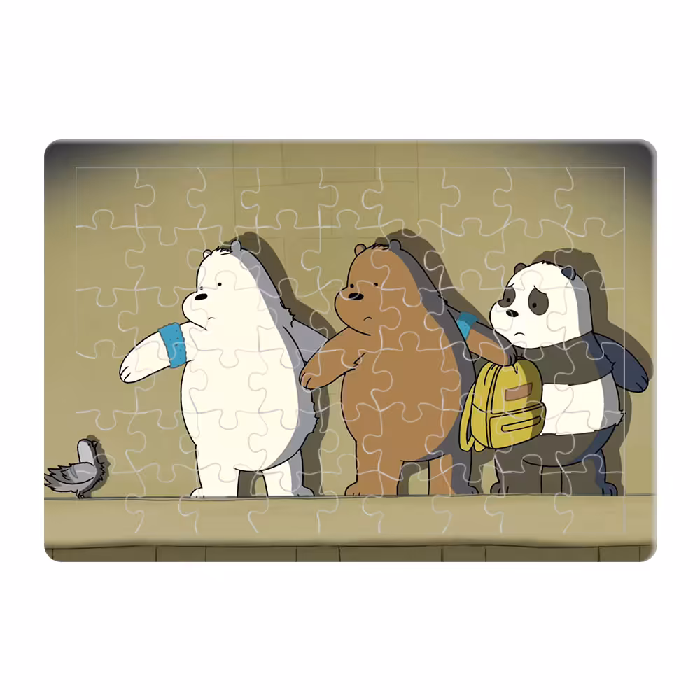 پازل 54 تکه طرح We Bare Bears مدل P0149