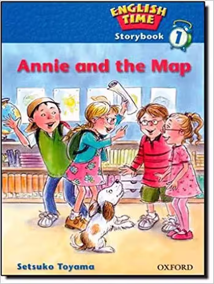 Annie And The Map English time Story Book 1 DVD تحریر وزیری