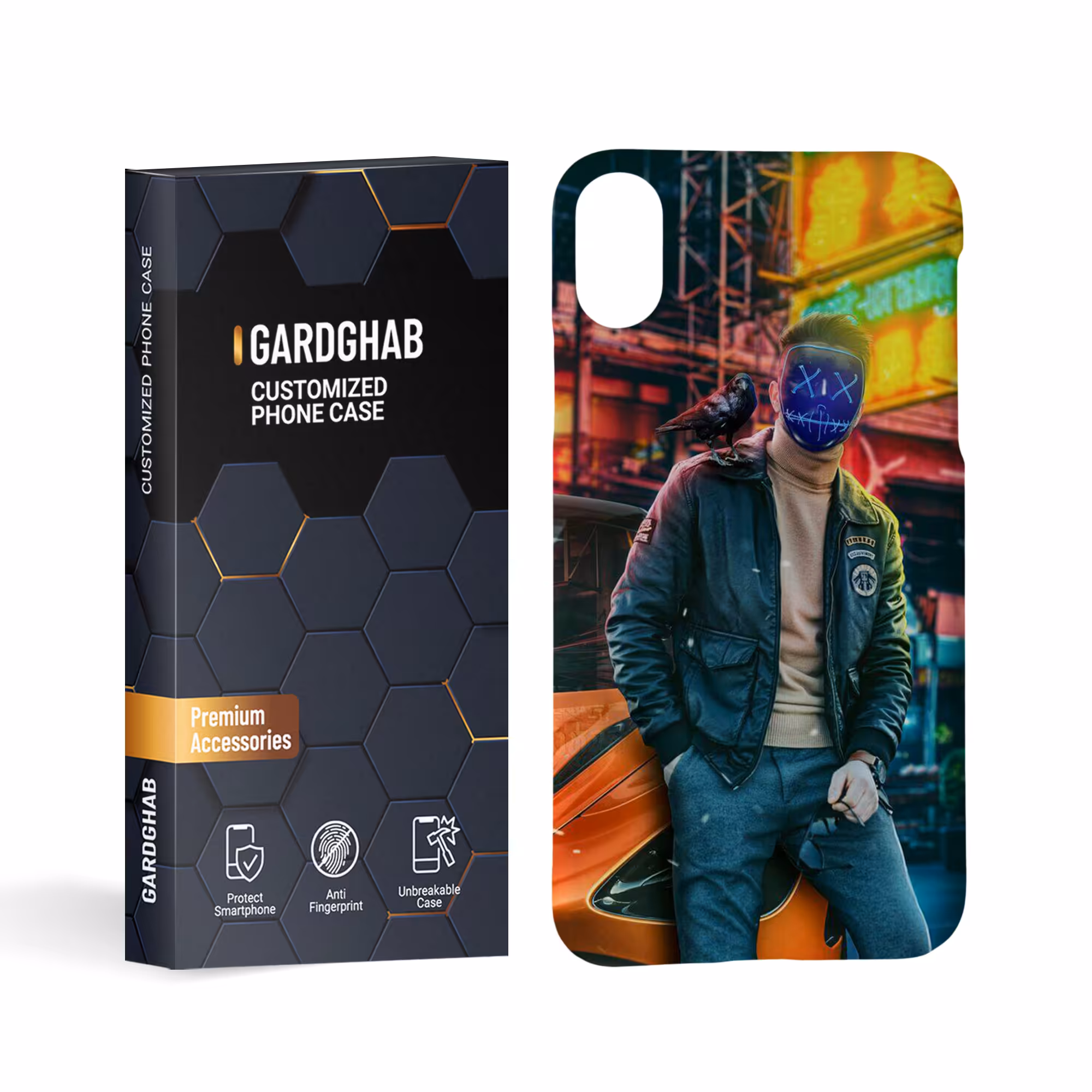 کاور گارد قاب مدل پسرانه مناسب برای گوشی موبایل اپل iPhone x/xs