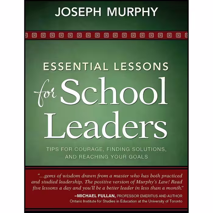کتاب زبان اصلی Essential Lessons for School Leaders اثر Joseph Murphy