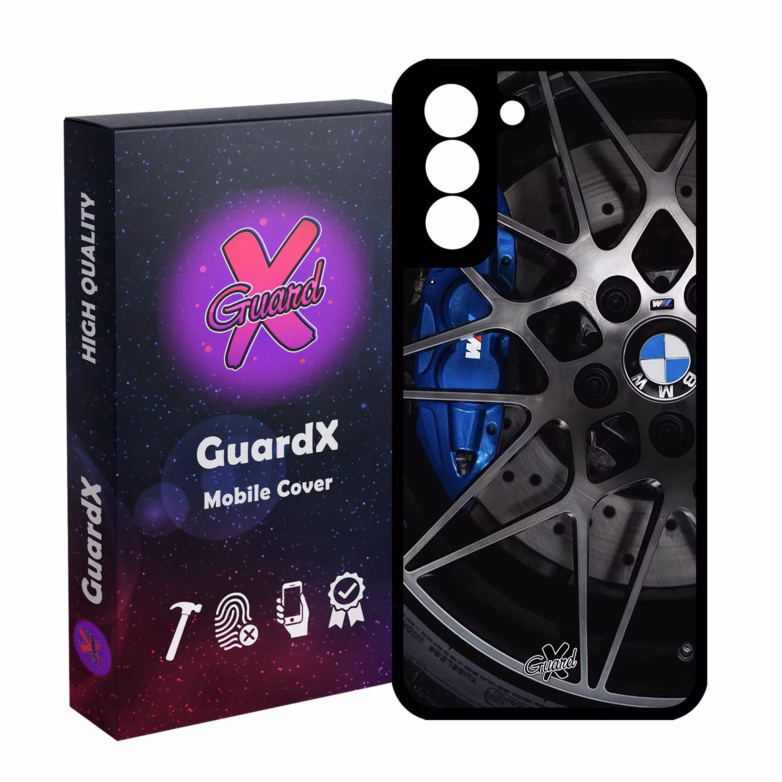 کاور گارد ایکس طرح BMW مدل Glass10437 مناسب برای گوشی موبایل سامسونگ Galaxy S21 FE