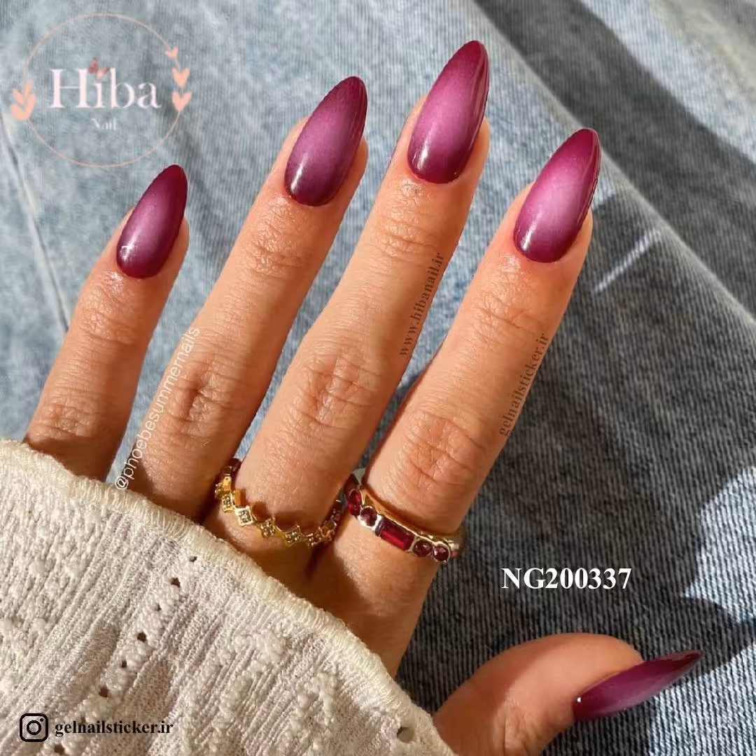 استیکر ژله ای کاشت ناخن (نیل رپ)_کد NG200337