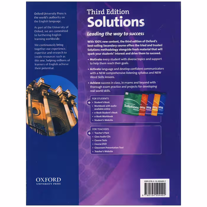 کتاب solutions intermediate اثر Tim Falla and Paul A Davies انتشارات زبان مهر