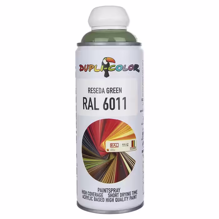 اسپری رنگ سبز دوپلی کالر مدل RAL 6011 حجم 400 میلی لیتر