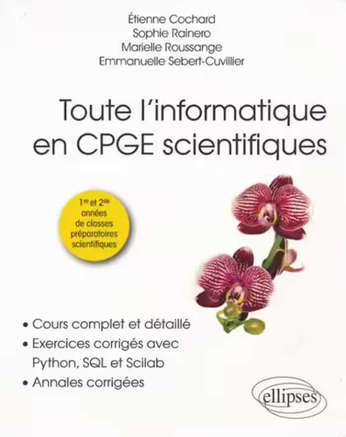 خرید و دانلود نسخه کامل کتاب Toute l'infomatique en CPGE scientifiques