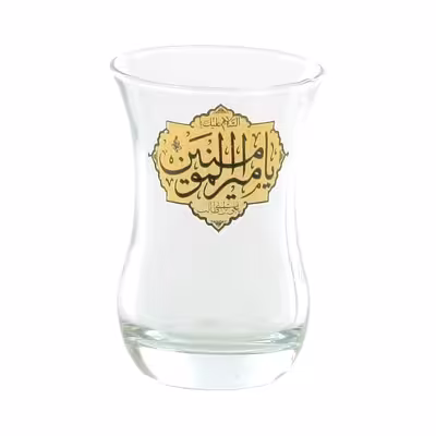 استکان مدل کمر باریک طرح مذهبی السلام علیک یا امیرالمومنین کد 30002051 بسته 6 عددی