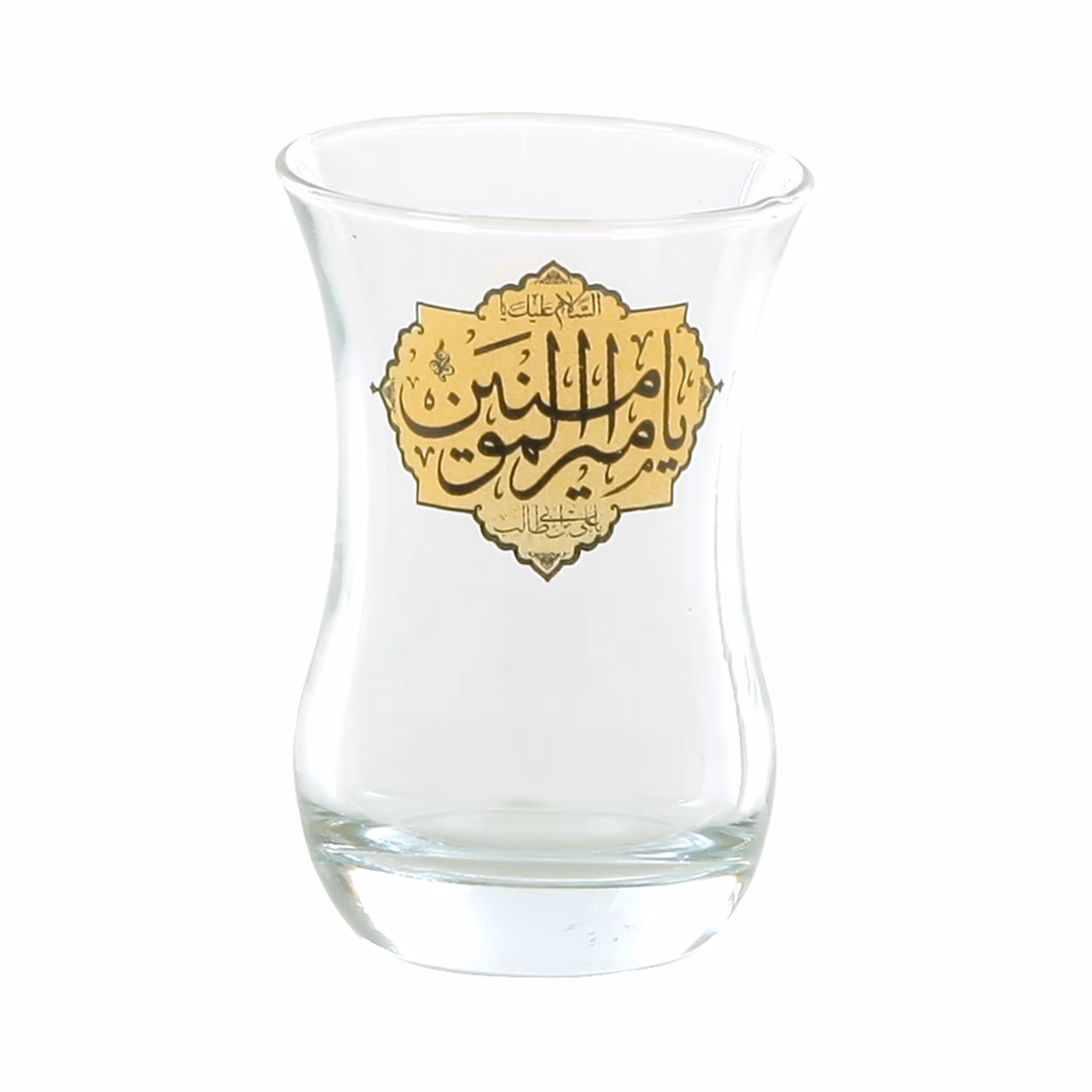 استکان مدل کمر باریک طرح مذهبی السلام علیک یا امیرالمومنین کد 30002051 بسته 6 عددی