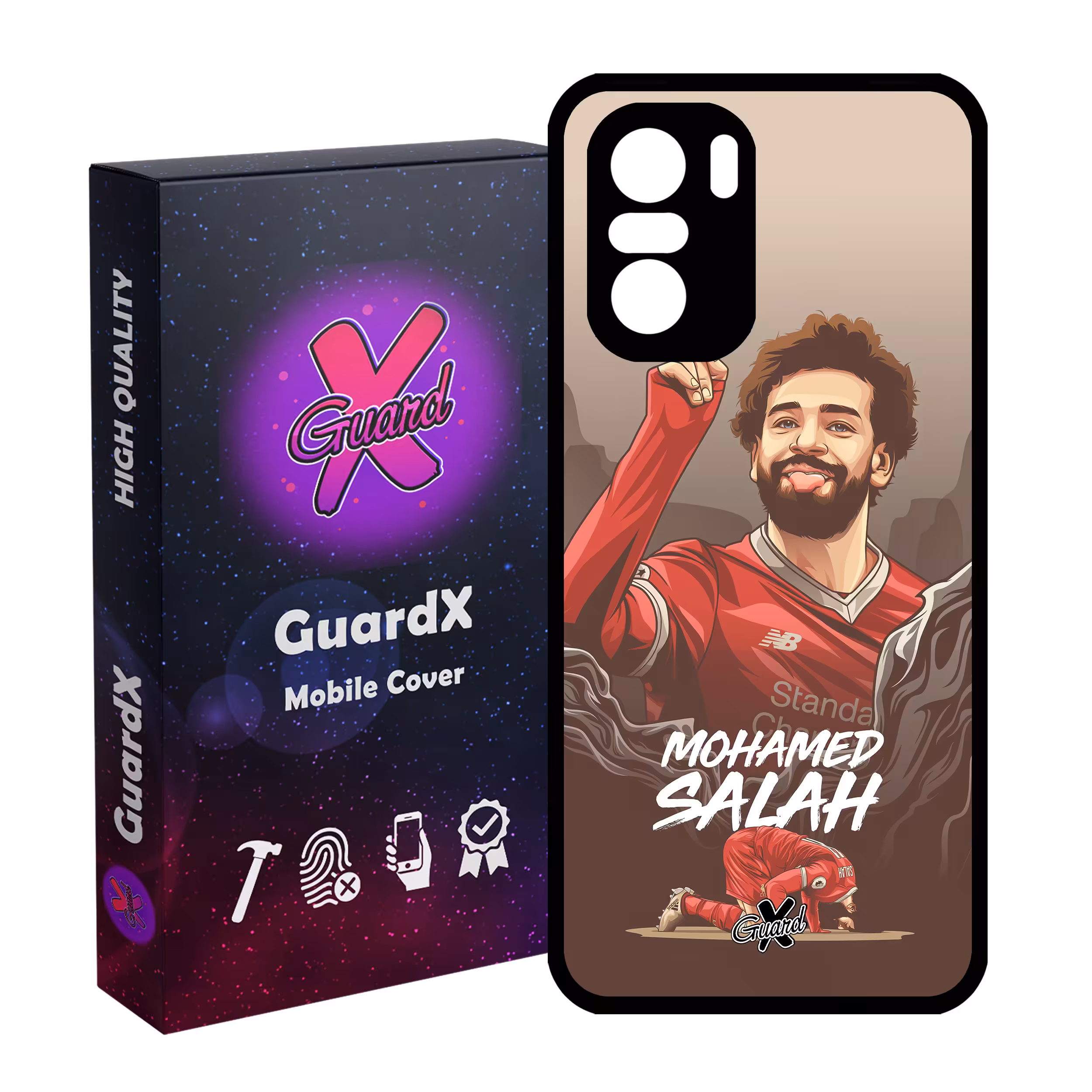 کاور گارد ایکس طرح Salah مدل Glass10481 مناسب برای گوشی موبایل شیائومی Poco F3/MI 11X/MI 11X Pro/Redmi K40/K40 Pro
