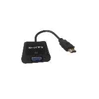 مبدل تصویر HDMI نر به VGA ماده برند دی نت با قابلیت انتقال صدا