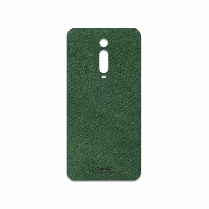 برچسب پوششی ماهوت مدل Green-Leather مناسب برای گوشی موبایل شیائومی Mi 9t