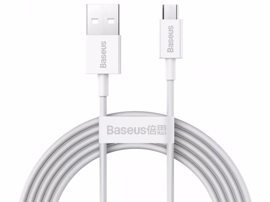 کابل شارژ سریع میکرویواس‌بی به یواس‌بی 2 متری بیسوس Baseus 2A USB to Micro USB Superior Series Fast Charging Data Cable CAMYS-A02