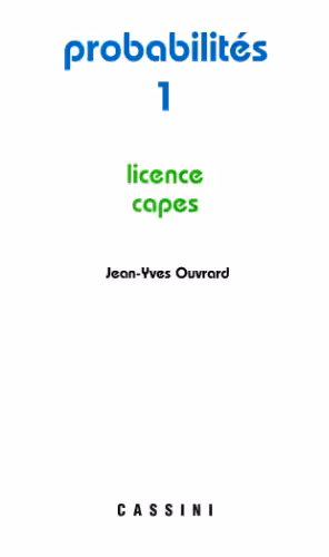 خرید و دانلود نسخه کامل کتاب Probabilites Tome 1 (Licence Capes)