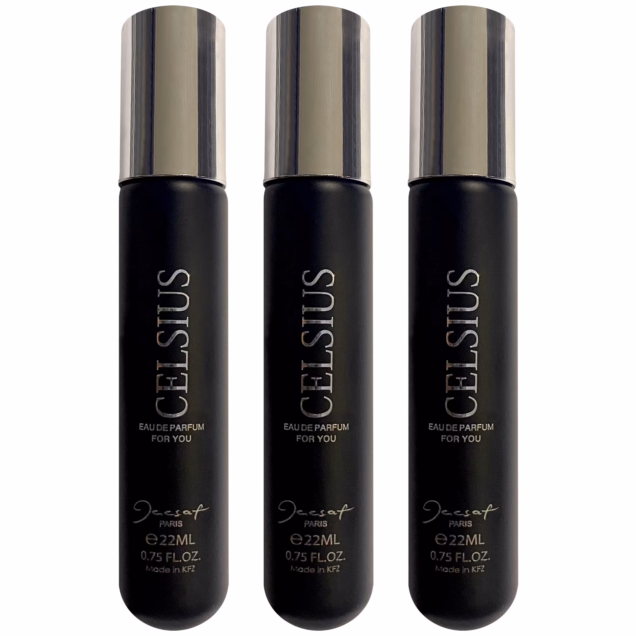 عطر جیبی مردانه ژک ساف مدل Celsius حجم 22 میلی لیتر مجموعه 3 عددی
