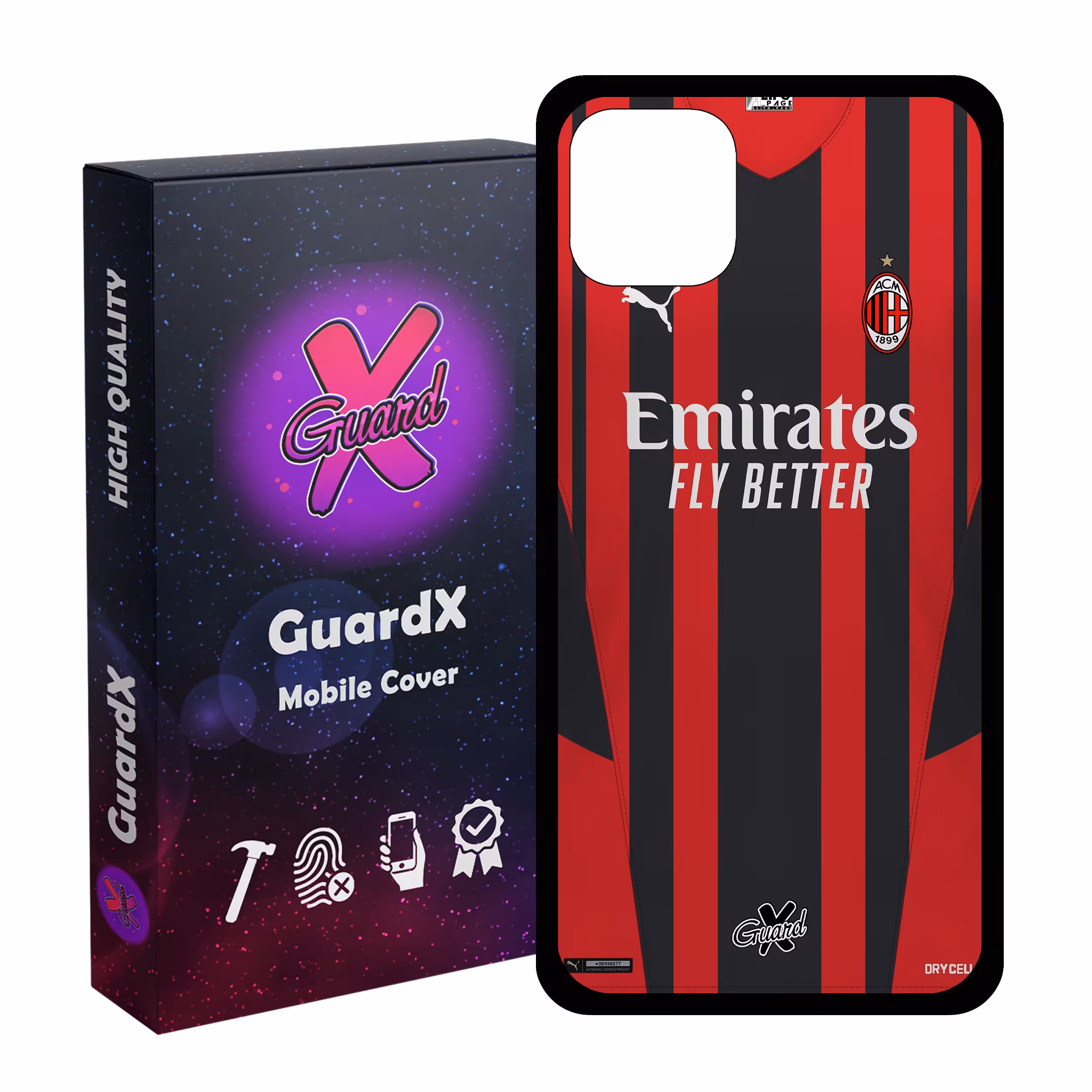 کاور گارد ایکس طرح AC Milan مدل Glass10399 مناسب برای گوشی موبایل اپل iPhone 11 Pro Max