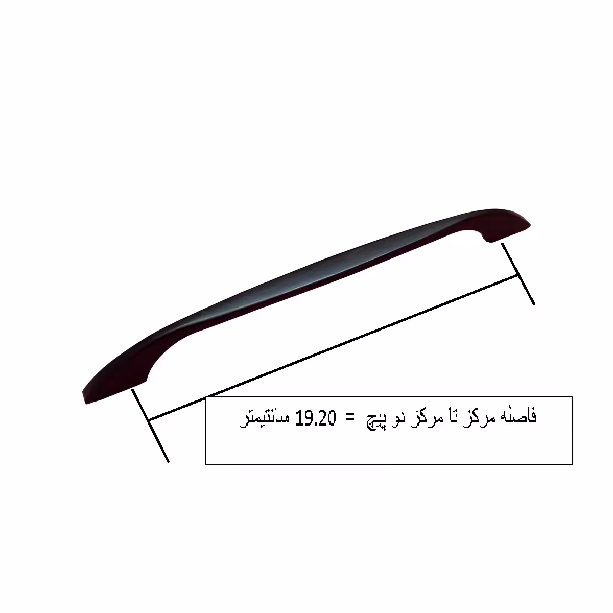دستگیره کابینت و کمد مدل C192 بسته 3 عددی