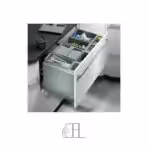سطل چند منظوره توکار متصل به بدنه هایلو ( Hailo ) جهت یونیت عرض 600m