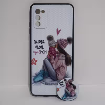 کاور کد 1675 مناسب برای گوشی موبایل سامسونگGalaxy A03s به همراه پایه نگهدارنده
