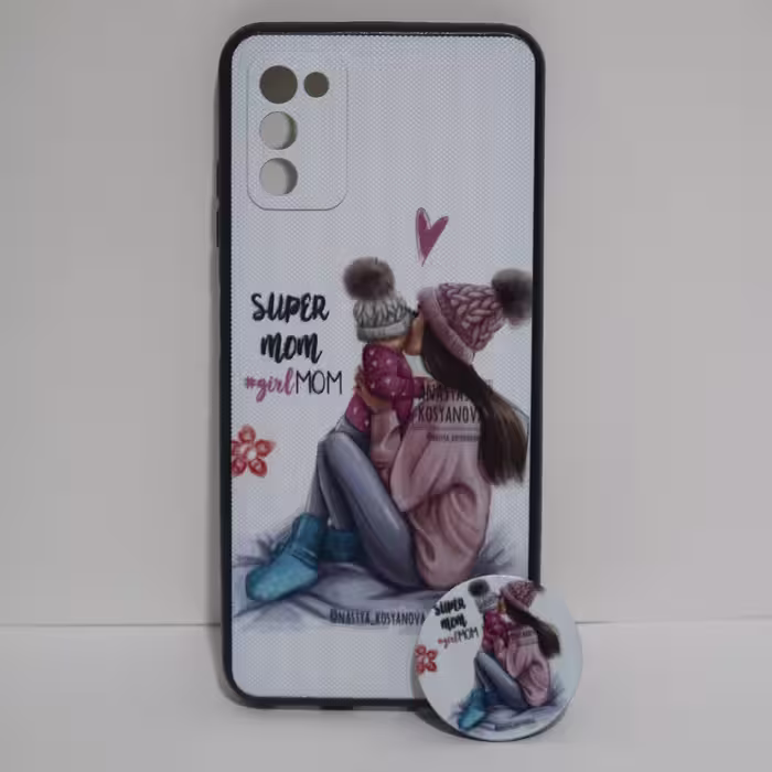 کاور کد 1675 مناسب برای گوشی موبایل سامسونگGalaxy A03s به همراه پایه نگهدارنده