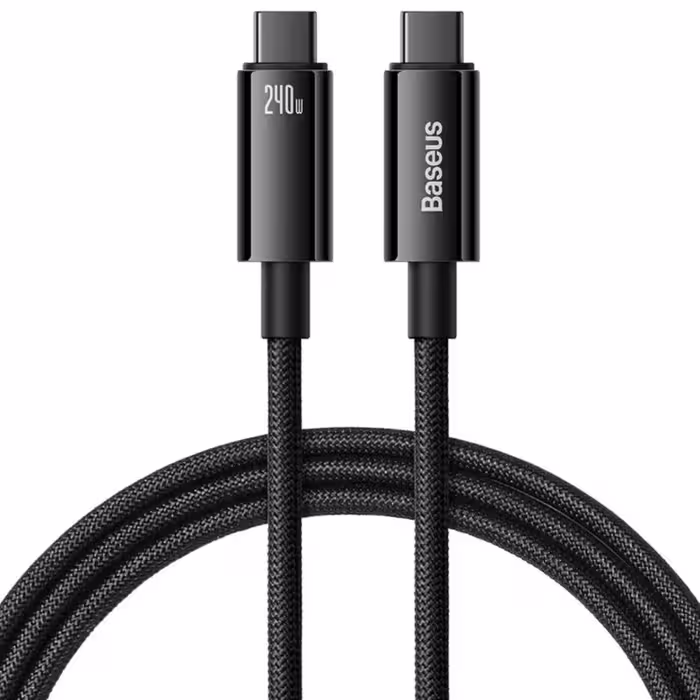 کابل تبدیل USB-C باسئوس مدل (TUNGSTEN  (240W طول 1 متر | کالا مکس