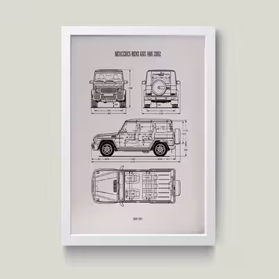 تابلو مدل  Mercedes Benz G-Class کد m2574-w