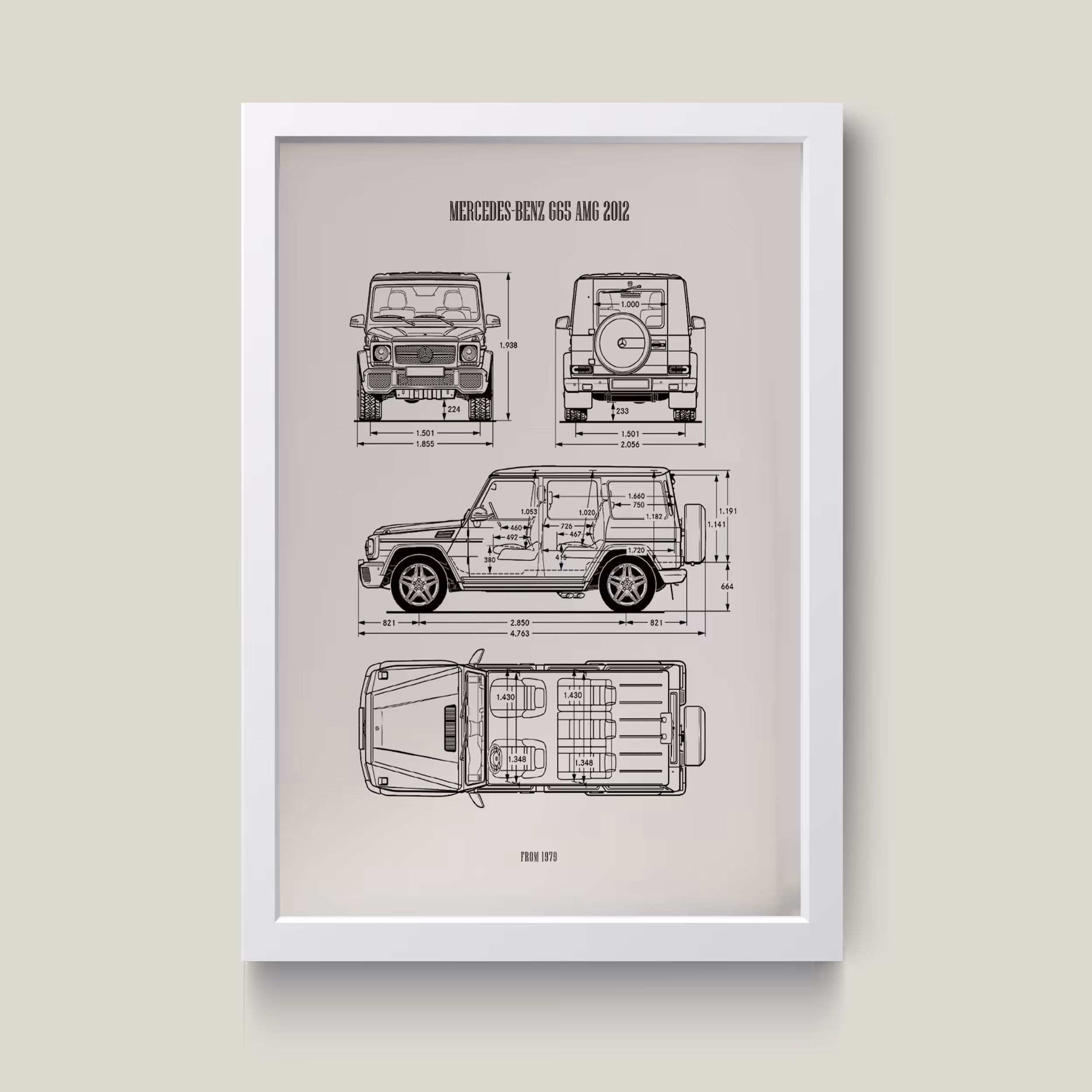 تابلو مدل  Mercedes Benz G-Class کد m2574-w
