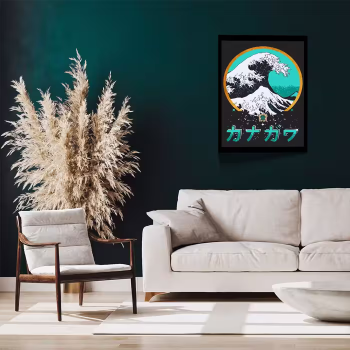 تابلو مدل GREAT WAVE کد F-7014