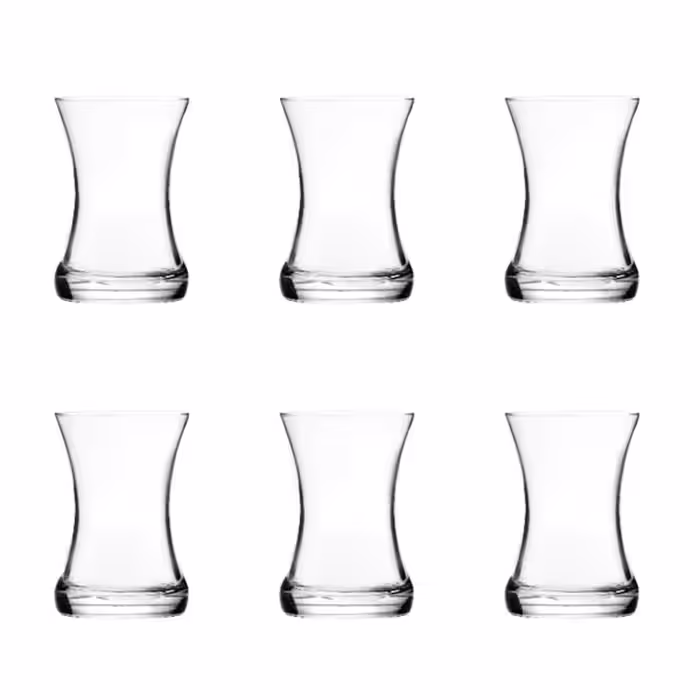 استکان مدل DILMAH بسته 6 عددی