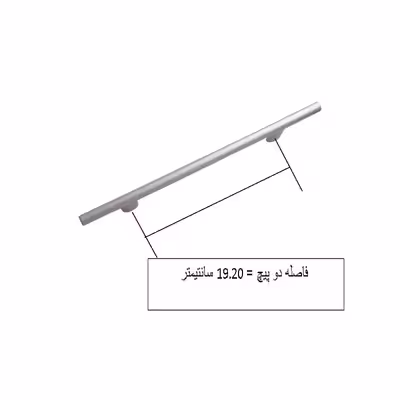 دستگیره کابینت مدل میله ای کد GH500 بسته 10 عددی