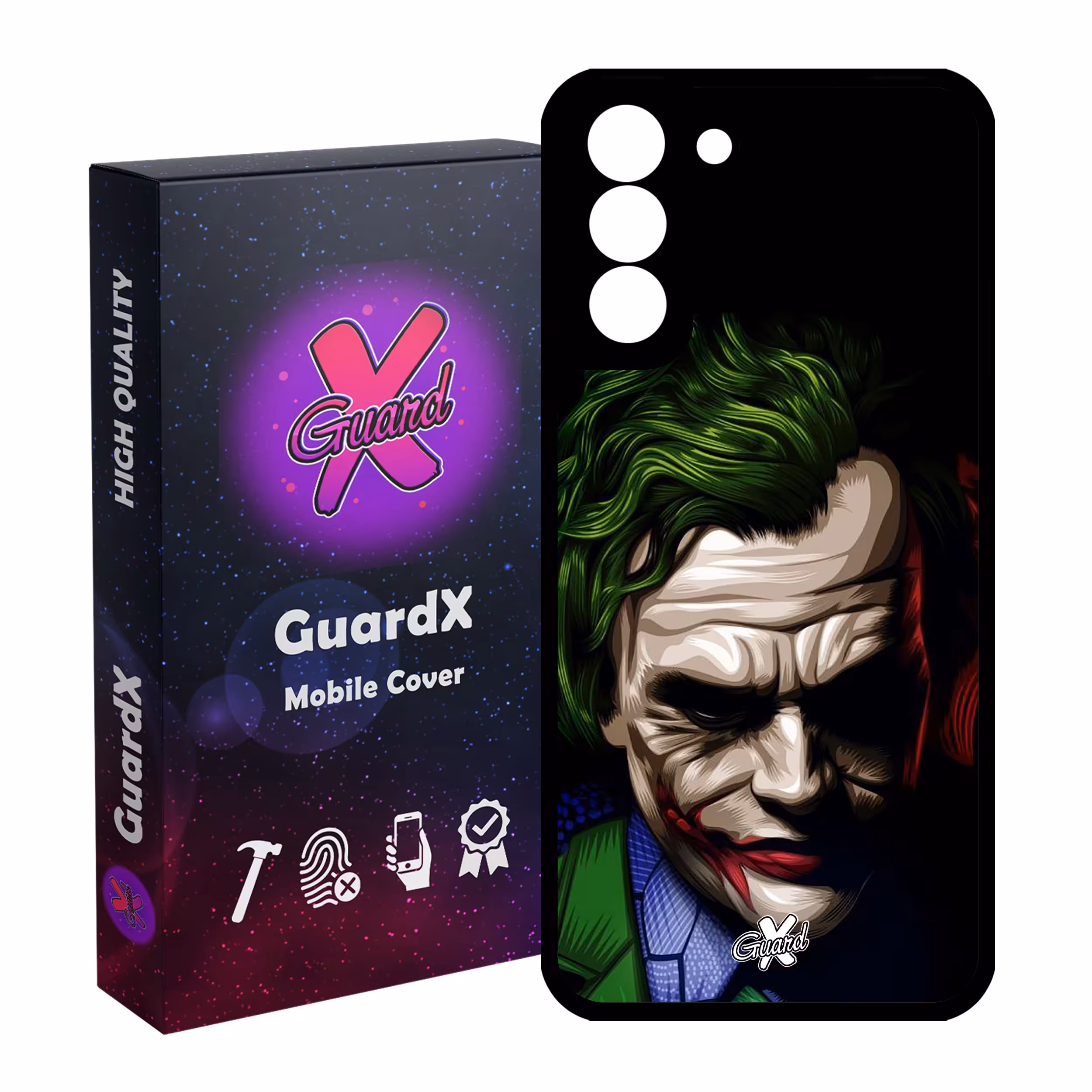 کاور گارد ایکس طرح Joker مدل Glass10109 مناسب برای گوشی موبایل سامسونگ Galaxy S21 FE
