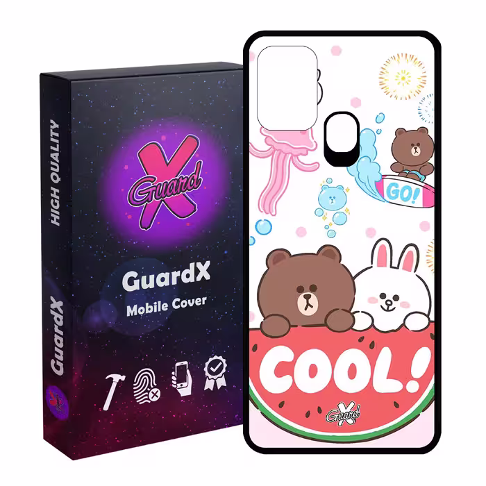 کاور گارد ایکس طرح Cool مدل Glass10071 مناسب برای گوشی موبایل سامسونگ Galaxy M31 / M31 Prime / F41