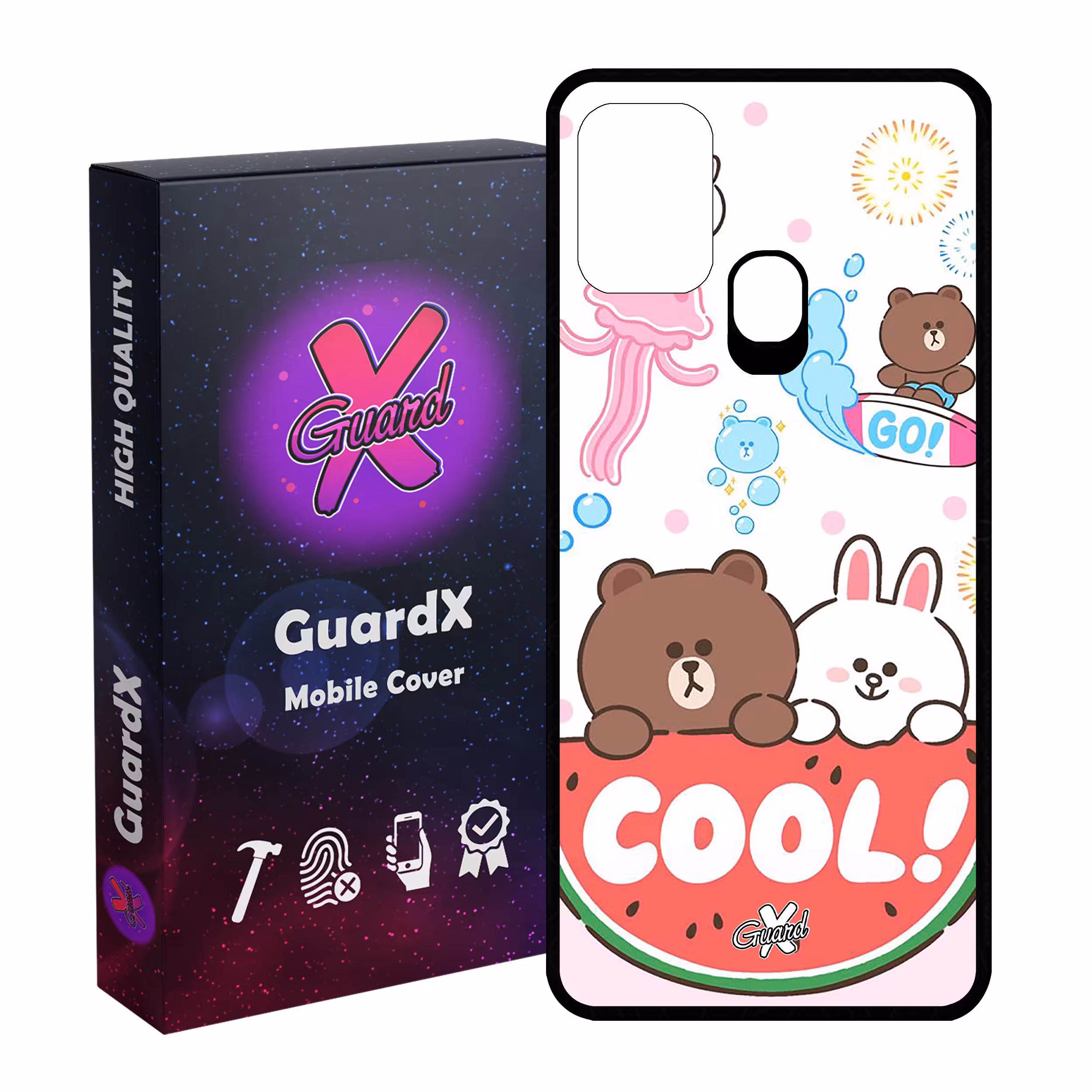 کاور گارد ایکس طرح Cool مدل Glass10071 مناسب برای گوشی موبایل سامسونگ Galaxy M31 / M31 Prime / F41