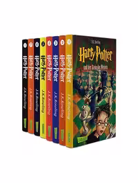 پکیج 8 جلدی سری کتاب رمان های هری پاتر آلمانی Harry Potter German Edition