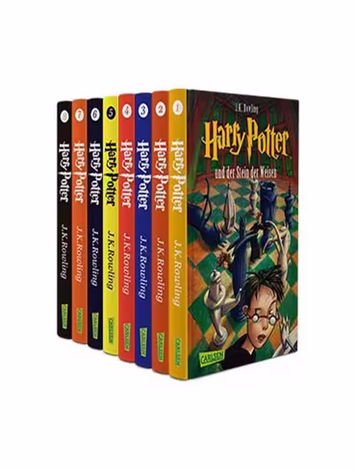 پکیج 8 جلدی سری کتاب رمان های هری پاتر آلمانی Harry Potter German Edition