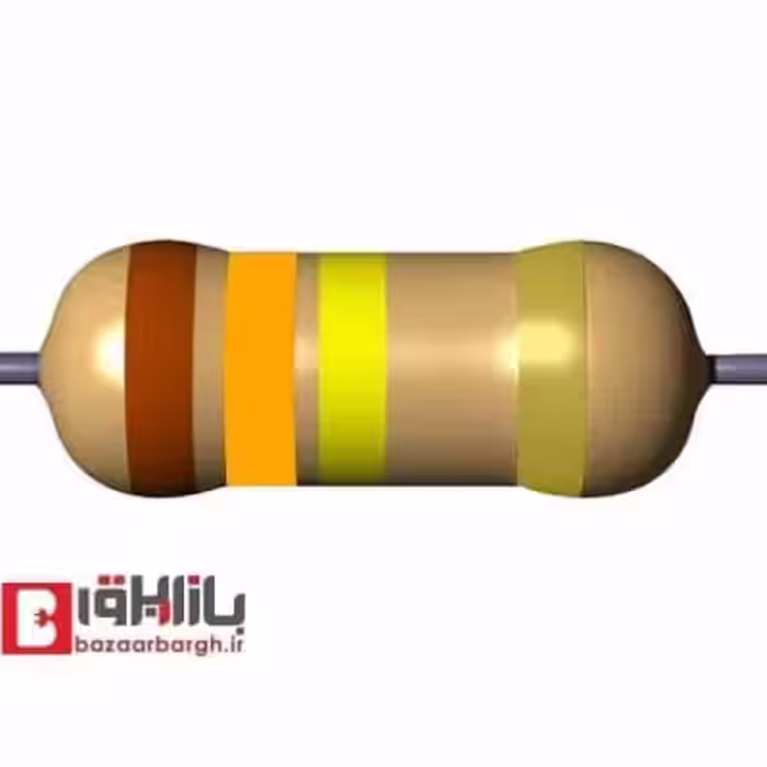 مقاومت 130 کیلو اهم 1/4 وات 5 درصد