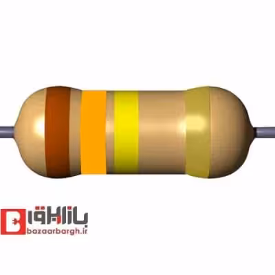 مقاومت 130 کیلو اهم 1/4 وات 5 درصد