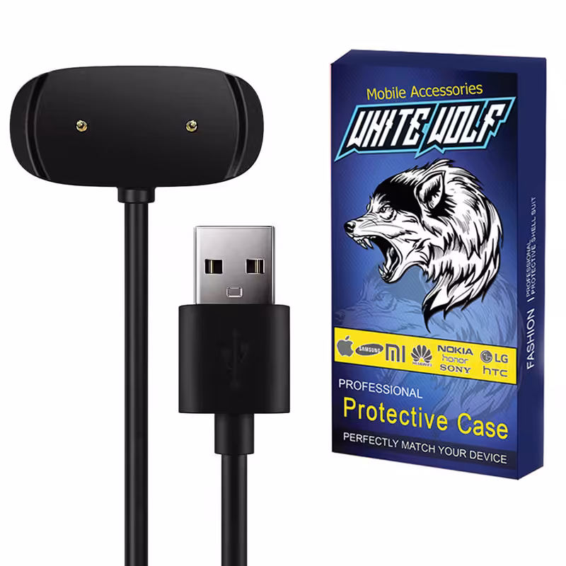 کابل شارژ وایت ولف مدل WF-Charge مناسب برای ساعت هوشمند امیزفیت T-REX Pro | کالا برتری