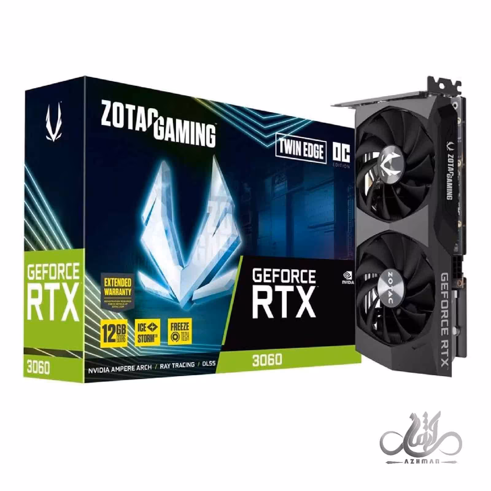 کارت گرافیک زوتک RTX 3060 OC Twin Edge Gaming 12GB