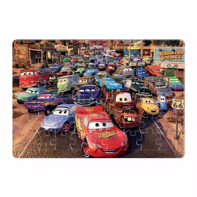 پازل 54 تکه طرح Cars مدل P0032