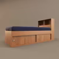 تخت خواب یک نفره اعیان مدل FH297 سایز 90x200 سانتی متر