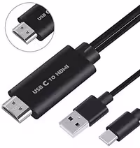 کابل تبدیل USB-C به HDMI اونتن مدل Typec to HDMI cable with USB Power OTN-9572S