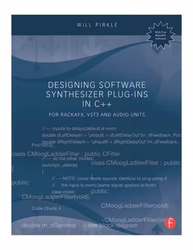 خرید و دانلود نسخه کامل کتاب Designing Software Synthesizer Plug-Ins in C  : For RackAFX, VST3, and Audio Units