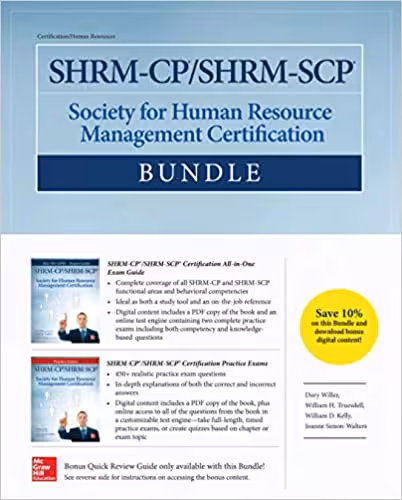 خرید و دانلود نسخه کامل کتاب SHRM-CP/SHRM-SCP Certification Bundle (All-In-One) [2019] -   pdf