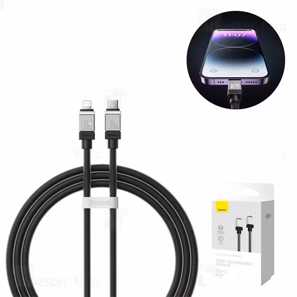 کابل لایتنینگ به Type-C بیسوس Baseus Coolplay Series CAKW000001 طول 1 متر توان 20 وات