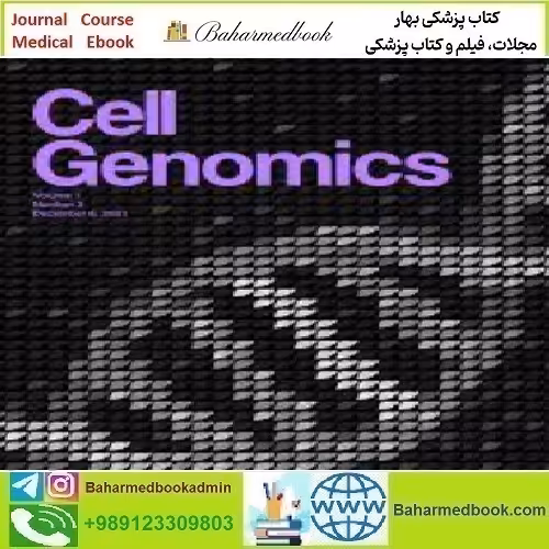 Cell Genomics Volume 1 Issue 1 to 3 2021 TRUE PDF price 18€ - کتاب پزشکی بهار