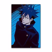 تابلو شاسی گوفی مدل انیمه جوجوتسو کایزن فوشیگورو مگومی طرح Megumi Jujutsu Kaisen Anime کد SIGMA45 | دنیای قاب