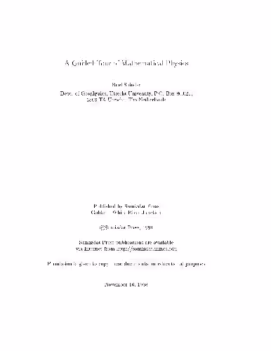 خرید و دانلود نسخه کامل کتاب A guided tour of mathematical physics