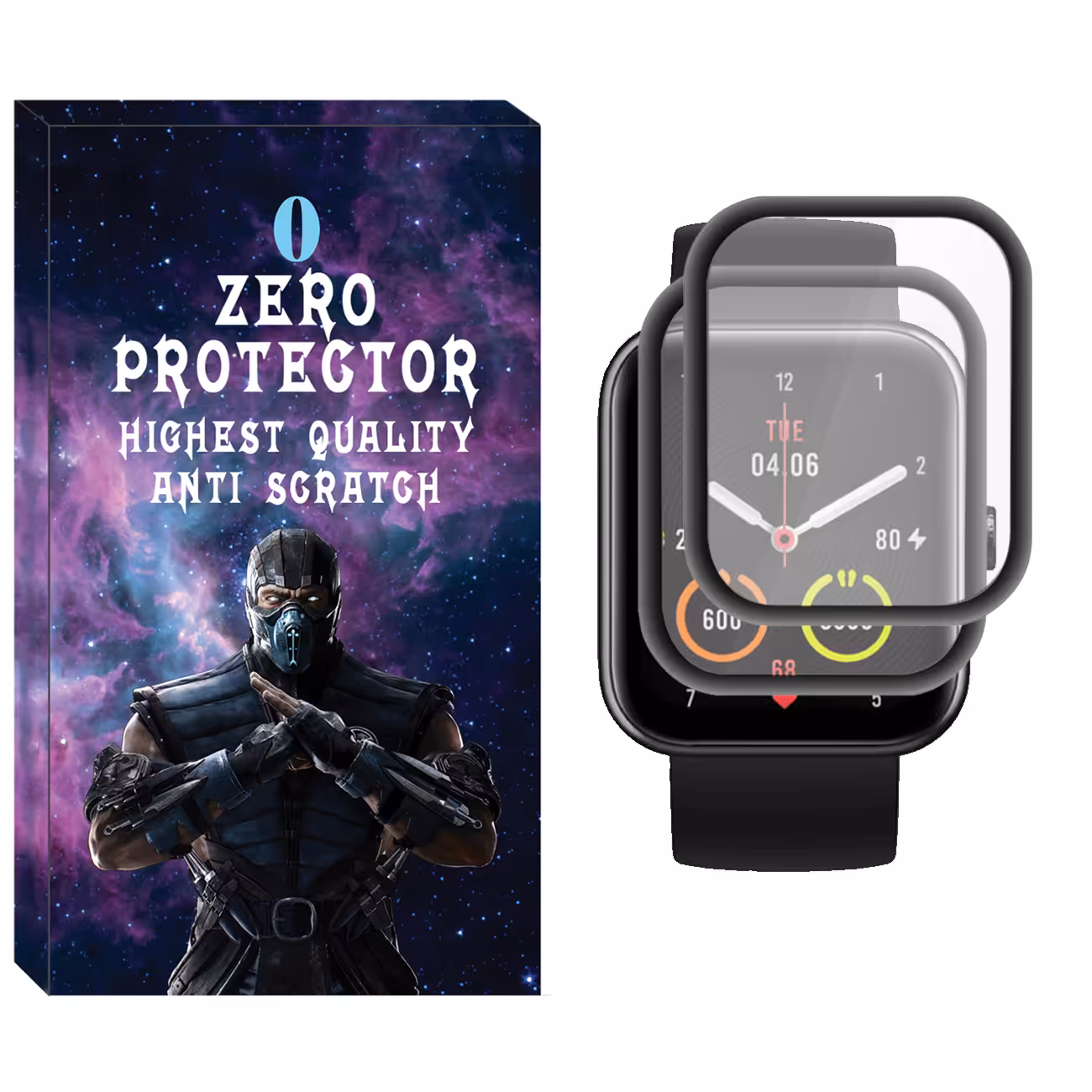 محافظ صفحه نمایش نانو زیرو مدل NZO مناسب برای ساعت هوشمند شیائومی Maimo Watch WT2105 بسته دو عددی