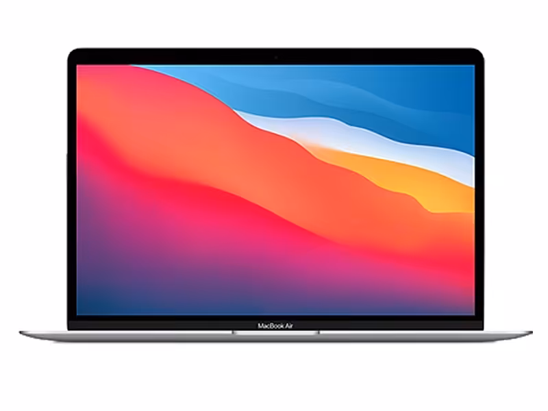لپ تاپ 13 اینچی اپل مدل MacBook Air CTO پردازنده M1 رم 16GB حافظه 1TB SSD نقره ای