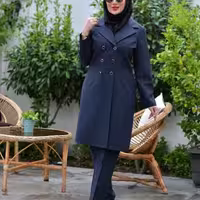 مانتو شلوار زنانه مدل اداری تیکا کد 70330